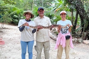 Estudiantes de Ingeniería Ambiental monitorean flora y fauna en Akumal