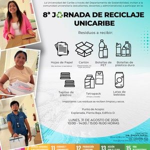 ¡#JornadasdeReciclaje de la Universidad del Caribe!