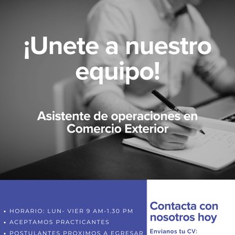 Anuncio Oferta de Empleo Flatlay