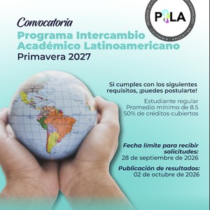 Convocatoria de Movilidad Estudiantil PILA Primavera 2027