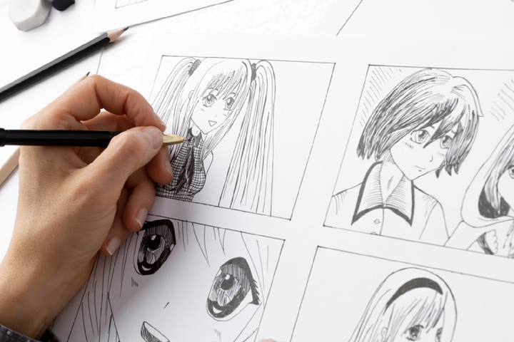 Creación de Personaje y Escena Manga.