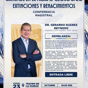 Conferencia Magistral: "Cambios en el pasado geológico. Extinciones y renacimientos"