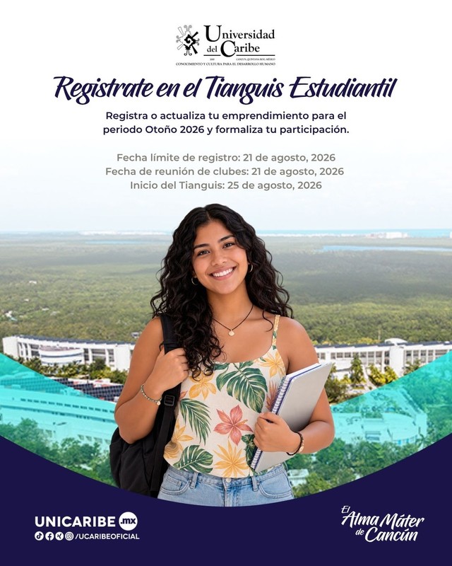 Regístrate en el Tianguis Estudiantil Otoño 2026.