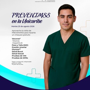 ¡PrevenIMSS llega a la Unicaribe! Aprovecha tu chequeo gratuito