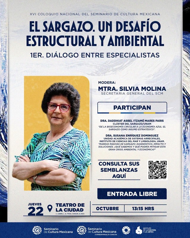 Diálogo: "El sargazo. Un desafío estructural y ambiental"
