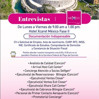 Vacantes México Destination Club