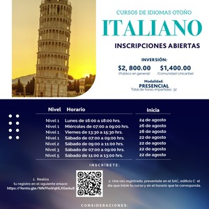 Cursos de Italiano