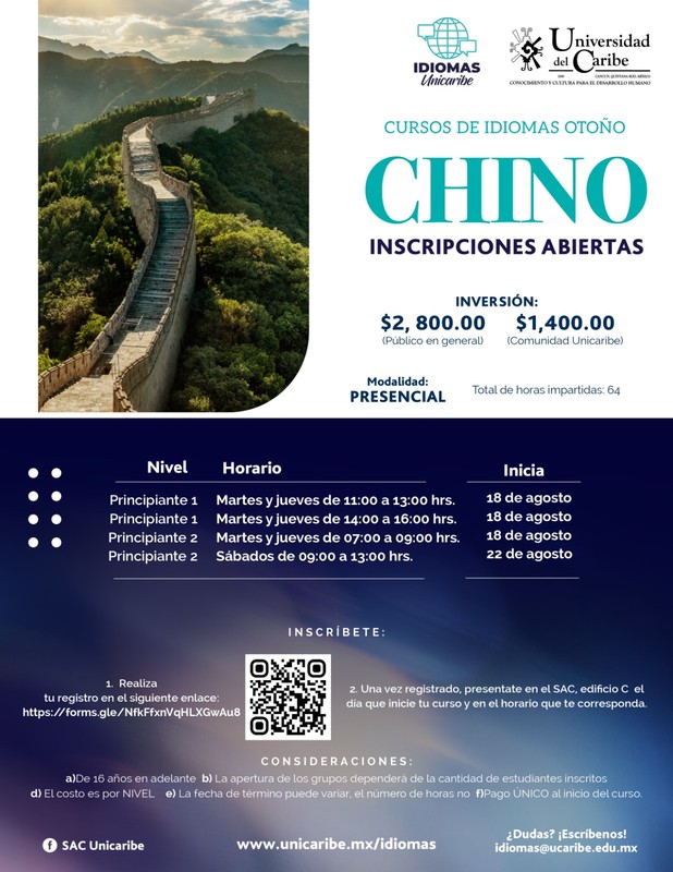 Cursos de Chino