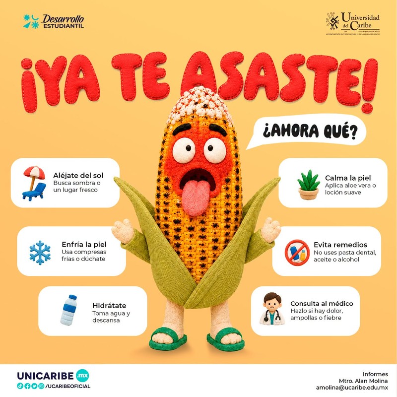 ¿Te dio un golpe de calor? ¡Haz esto!