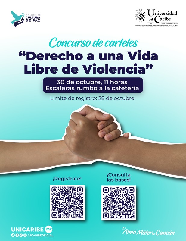 ¡Participa en el concurso de carteles “Derecho a una Vida Libre de Violencia”!