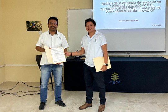 Investigador de Unicaribe promueve el saneamiento del agua con humedales