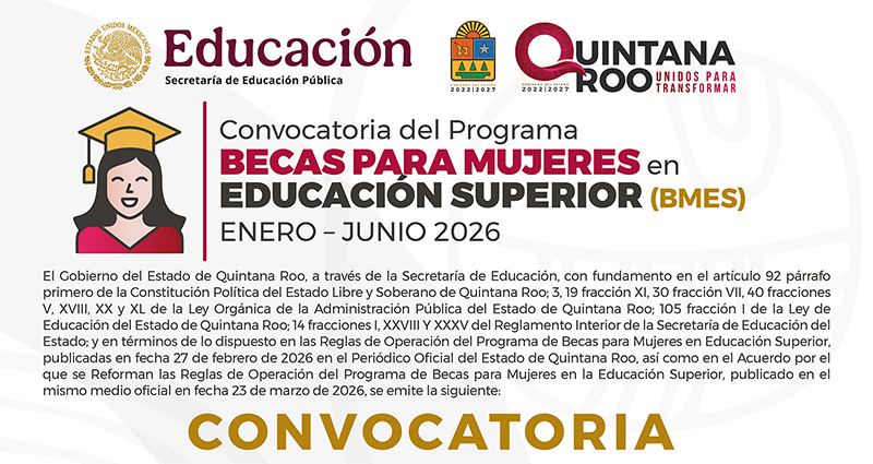 Convocatoria Becas para Mujeres Educación Superior