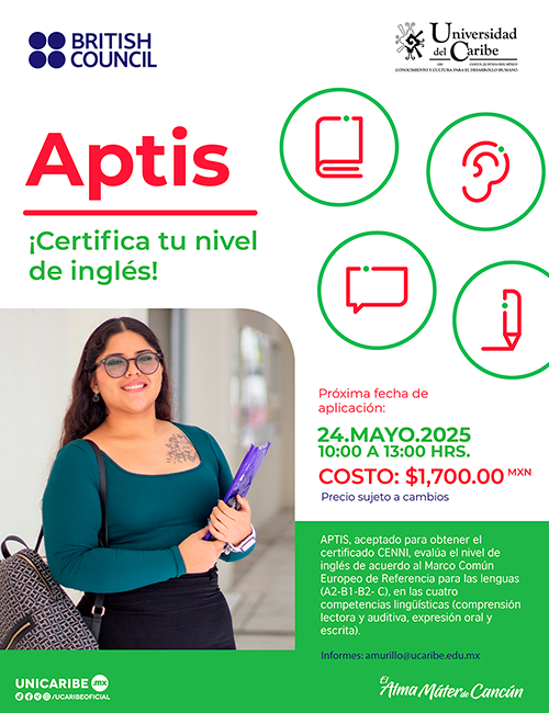 Certificación APTIS mayo 2025