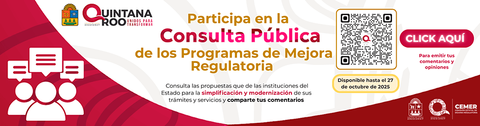 Consulta Pública de los Programas de Mejora Regulatoria 2026